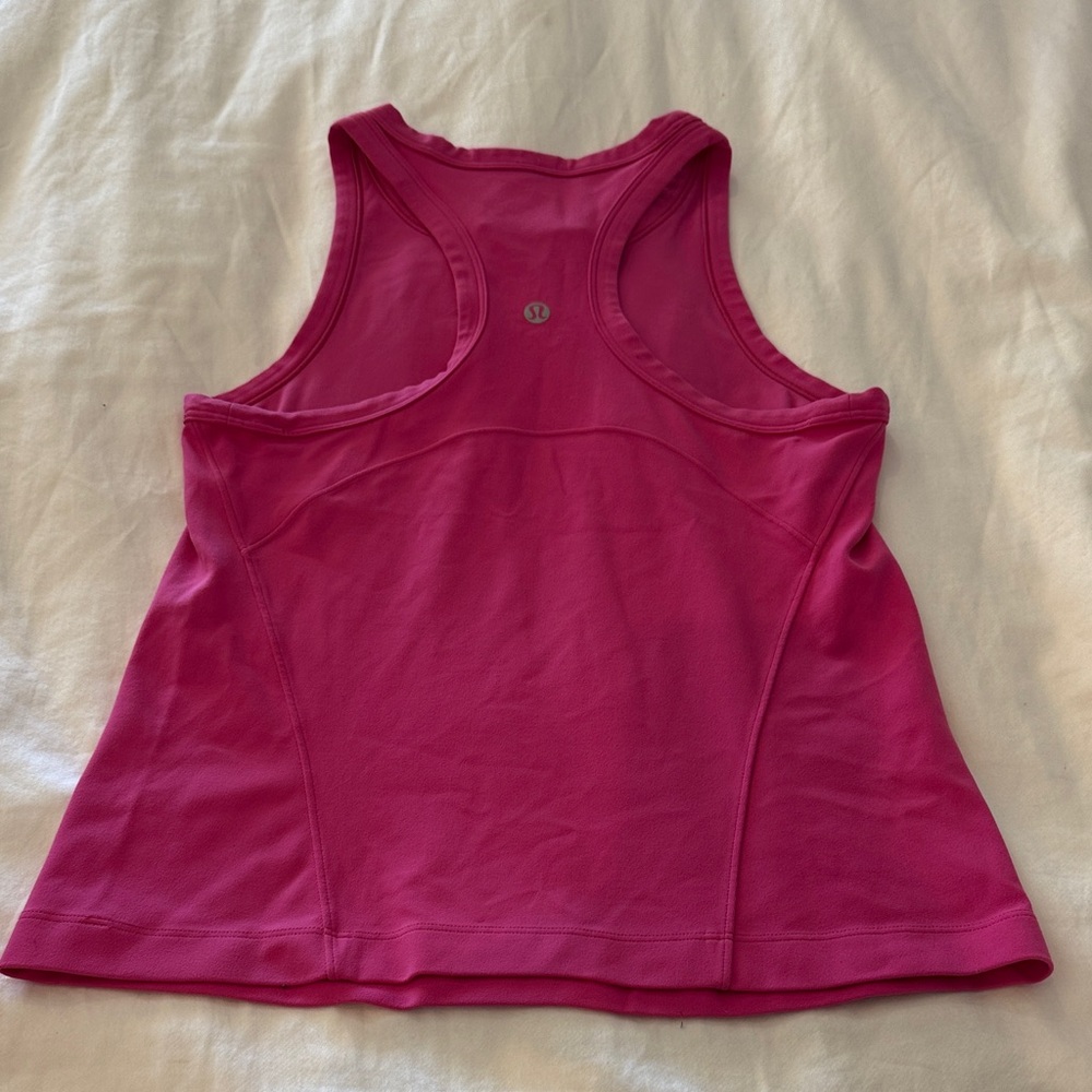 Lululemon Racerback Pink Tank Top - Picture 2 of 2